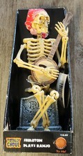 Totally Ghoul Animated Banjo Playing Skeleton 12