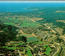 * VTG Chrome Postcard Aerial View Carmel Valley CA Monterey Peninsula picture