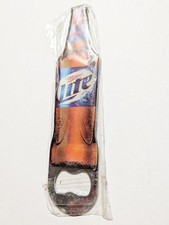 Vintage Miller Light Advertising Metal Bottle Shaped Bottle Opener picture