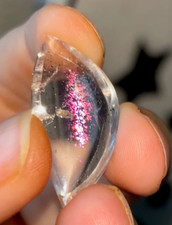 Rare Fiery Pink Covellite in Quartz – Gem-Quality Brazilian Specimen picture