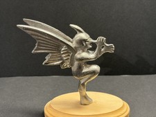 Rare ,Vintage, Winged, Horned, devil,  Rat Rod,  Hood ornament, (Reproduction) picture