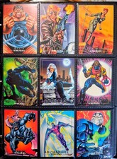 1992 MARVEL MASTERPIECE FULL Base Set + 5 Etched Foil Cards First Series picture