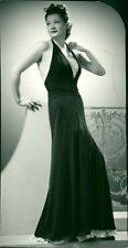 Long evening dress women's fashion 1939 - Vintage Photograph 2598779 picture