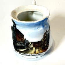 CALAIS, MAINE ME Antique MAIN STREET Souvenir Germany China Creamer picture