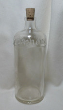 Vintage Sodiphene Clear Glass Bottle 