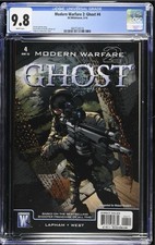 Call Of Duty Modern Warfare 2 Ghost #4 Cgc 9.8 Wildstorm Comics 2010 HTF picture