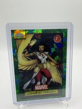 Topps Marvel Chrome 2024 Sapphire Layla El-Faouly /99 Green Refractor picture