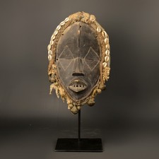 African Dan Mask 81 on Display Stand picture