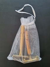 Vintage 1930s Gillette Open Comb TTO Sheraton Razor & GEM Micromatic Lot picture