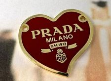 Prada Milano Logo little Heart Button Pendant Zipper pull Pull Emblem Heart  picture