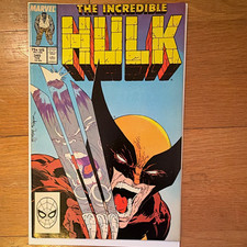 Marvel The Incredible Hulk #340 Peter David Todd McFarlane Hulk/Wolverine picture