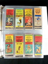 LOT OF 250 VTG GIRLY  MATCHBOOK COVERS COLLECTION VERY NICE CONDITION IN BINDER picture
