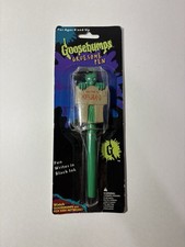 Vintage 1996 NEW Goosebumps Gruesome Pen The Horror Book #16 Sealed Package picture