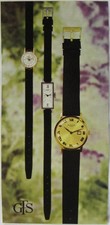 Vintage 1967 GFS Golay Stahl Gold Silver Watch Print Ad picture