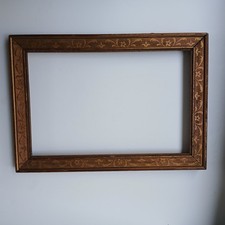 Antique Arts & Crafts Wood Frame 1