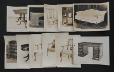 1940s antique FURNITURE MAKER CATALOG PHOTOS lot 11pc designer archive set picture