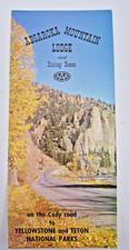 1960s Yellowstone and Teton National Parks brochure Absaroka Mountain Lodge AAA picture