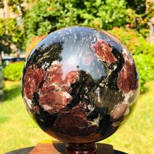 11.68LB Large Natural Garnet Sphere Crystal 