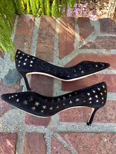 Pretty Jimmy Choo Star Cut Out Suede Pumps Authentic Size 34.5 Beauties picture