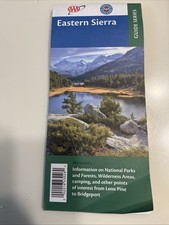 AAA 2016 East Sierra Map Route 395 Bishop June Lake Mono Lake  picture