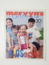 2000 Mervyn's Kids Sale Newspaper Circular Children's Fashion 18 Pages Vintage picture