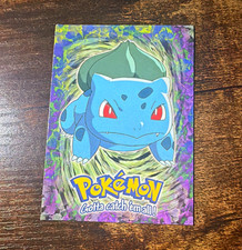 Topps 1999 Pokémon Gotta Catch 'Em All Stage 1 #01 Bulbasaur E1/12 Insert picture
