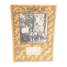 Moline Illinois Tool Co The Hole Hog Line Farm Advertising Calendar 1928 picture