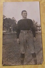 1908-1912 Carlisle Indian Industrial School Football Player Real Photo Postcard picture