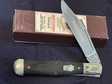 Rare Schatt & Morgan Black Micarta #02 Large Coke Bottle 1 of 75 Queen 🔥 picture