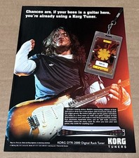 KORG TUNERS - John Frusciante of Red Hot Chili Peppers - 2007 Print Ad picture