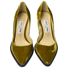 Jimmy Choo Babette 100 Citrus Velvet with Cryst Size 37 picture