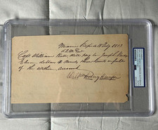 William Henry Harrison Signed Autograph Document PSA/DNA Certified Original picture