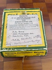 Cine Kodak 16mm Panchromatic Safety Film: 7-12- 1935 Moana Hotel Honolulu T.H. picture
