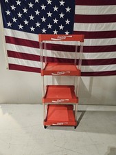 Vintage Coca-Cola Red Plastic 4 Tier Store Display Rack Shelf Soda Pop Man Cave picture