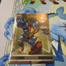 Topps 2026 Marvel Neon  Colossus #49 True Gold 34/50 picture
