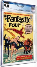 Fantastic Four 4 CGC 9.0 WP 1962 Marvel Comics 1st Appearance Sub-Mariner 5/62 picture