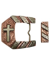 Western Ranger Belt Buckle- Presidio 2 Piece Ranger Buckle W/ CROSS picture