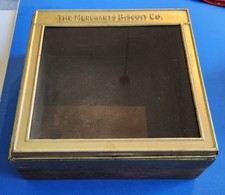 1920s Merchants Biscuit Co Denver TINDECO Glass Counter Display Box picture