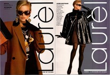 1991 • LAUREL by ESCADA  print ad • 1990s Fashion CA.33 picture