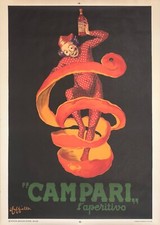 Leonetto Cappiello, 1950 - SPIRITELLO CAMPARI - Original poster cm 140 x 100 picture