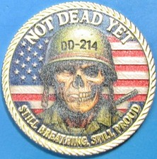 Proud Veteran, DD214. Challenge, Souvenir. CT82c. picture