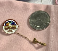 VTG “IORG” MASONIC PIN SOLID 10K “PAST MOTHER ADVISOR” Lot#155 picture
