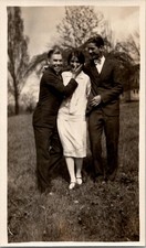 Harrisburg PA Man with Feminine Pose Flapper Woman Gay Int 1927 Vintage Photo picture