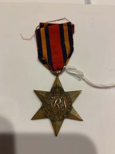 Original WW2 British Burma Star Campaign Medal picture