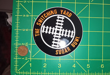 VINTAGE SWITCHING YARD Sticker Decal  ORIGINAL old stock picture