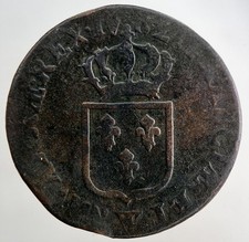 1782 France 1 One Sol Louis XVI Coin | Collectable Grade picture