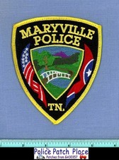 MARYVILLE TENNESSEE Shoulder Patch CITY PARK JOGGING TRAIL BRIDGE 4M picture