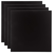 LOYORTY 4PCS 12 x 12 x 1/32 (0.04”) Inch Anodized 12x12x1/32 Inch-4PCS, Black picture