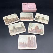 Vintage Boxed Set Of Cotswood Coasters 6 scenes picture