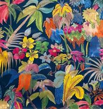 CLARENCE HOUSE /ETRO Galearis 01  Printed Cotton Multi Floral New Remnant picture